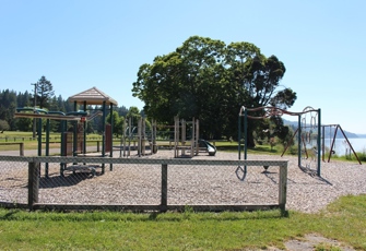 Lake Rotorua at Hamurana - Playground Lake Rotorua at Hamurana- Playground