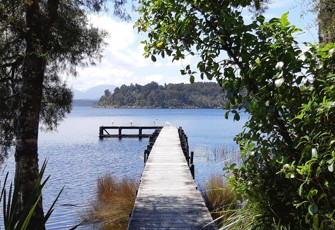 White herons on jetty L. Mahinapua @ Shanghai Bay